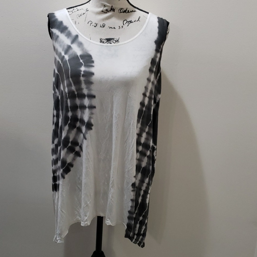 Cable & Gauge Tie Dye Tank Top Size M